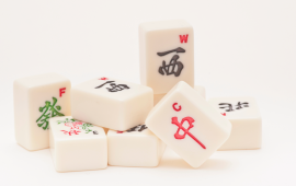 Mahjong tiles.