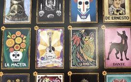 Loteria game board.