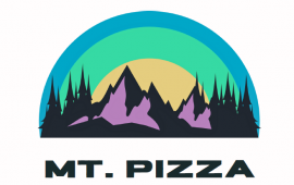 Logo for Mt Pizza & Brews.