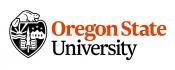 Oregon State University logo.