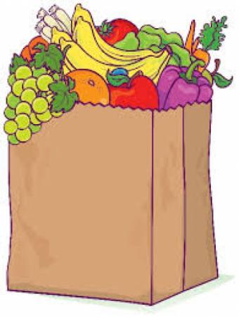 Groceries Cartoon Logo