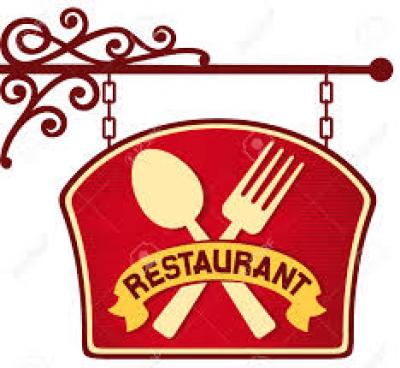 Hanging Restaurant Sign