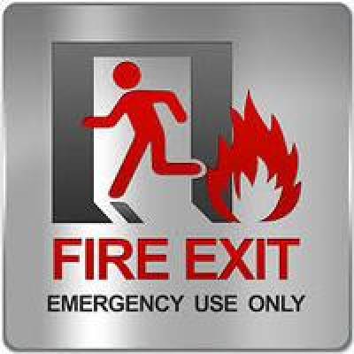 Fire Exit Emergency Use Only
