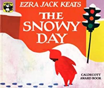 Book cover for The Snowy Day