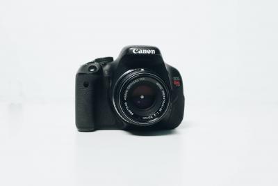 Black Canon camera