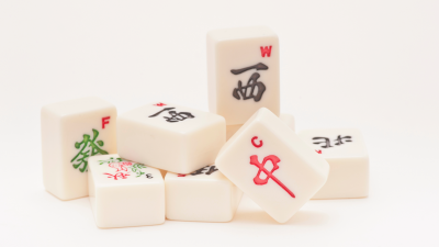 Mahjong tiles.