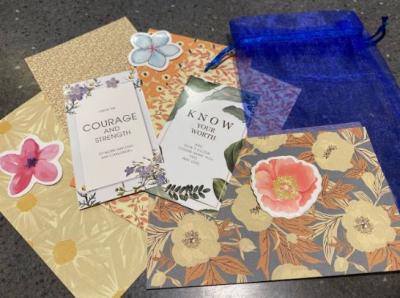 Take and make kit for makeing positivve affirmations.