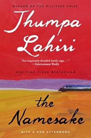 Book cover for The Namesake by Jhumpa Lahiri.
