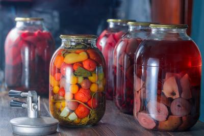 Canned vegetables.