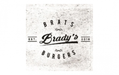 Brady's Brats & Burgers Logo.