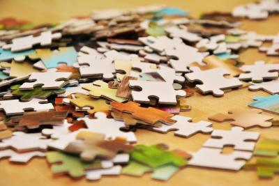 Puzzle pieces.