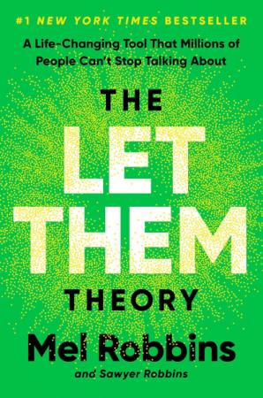Book cover for The Let Them Theory by Mel Robbins.