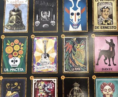 Loteria game board.