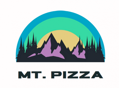 Logo for Mt Pizza & Brews.
