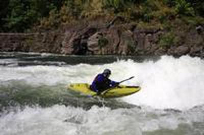 Kayak on the River