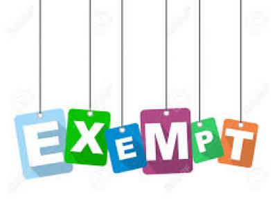 Approved Exemption Request for SB 1537