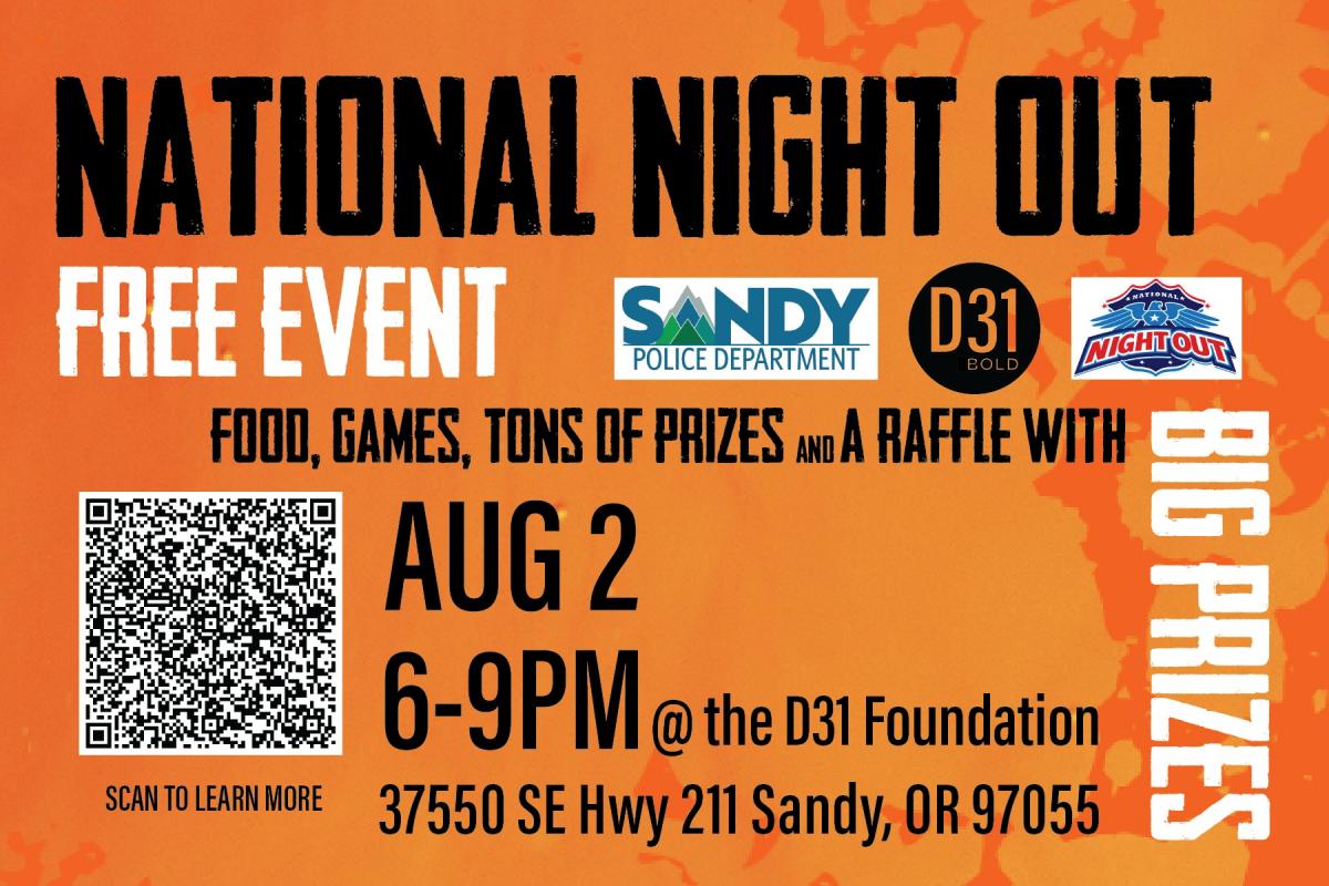 Sandy (OR) National Night Out 2022